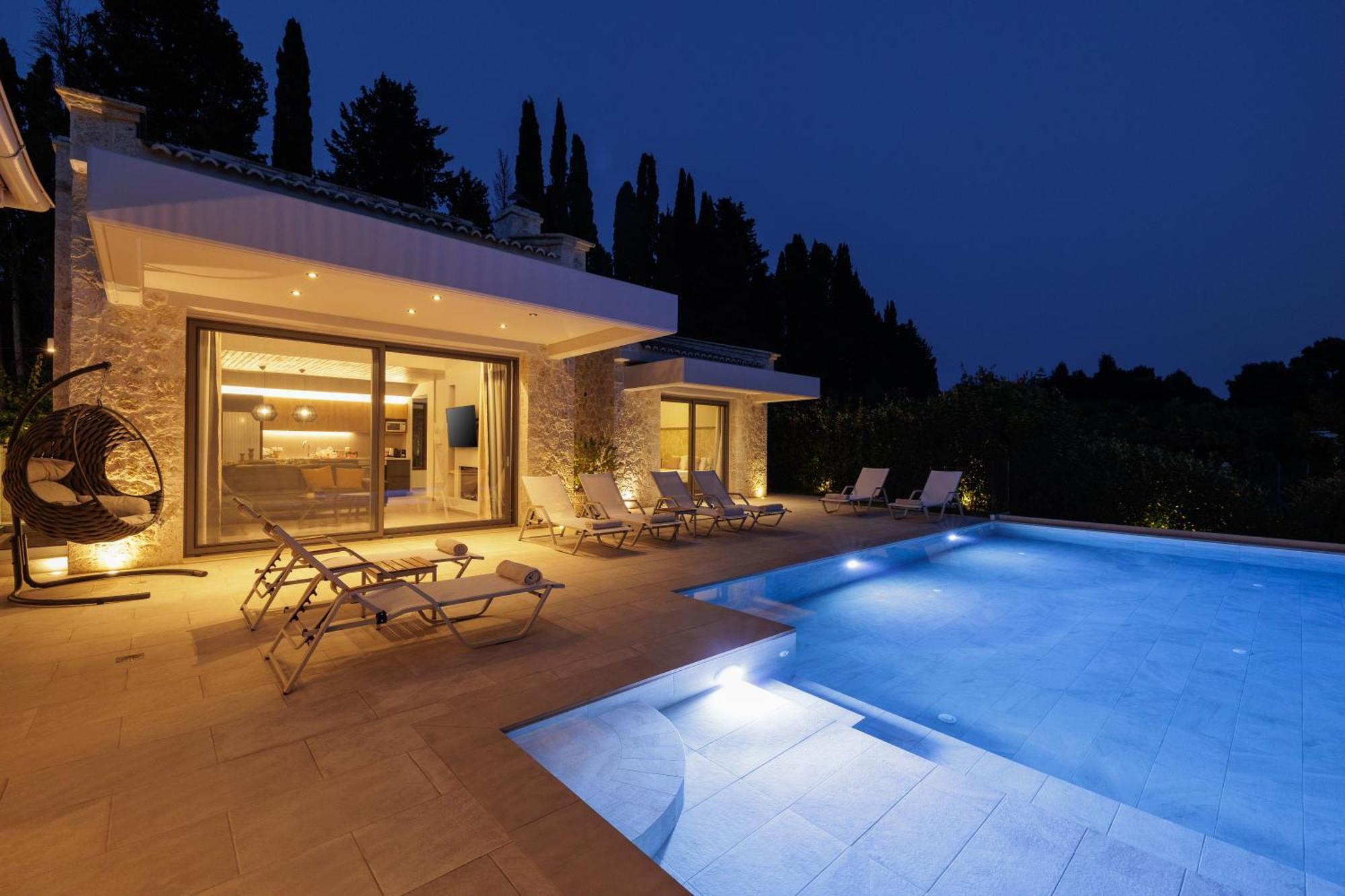 My Mediterranean Corfu Luxury Villa With Private Swimming Pool Kontokali Exteriér fotografie