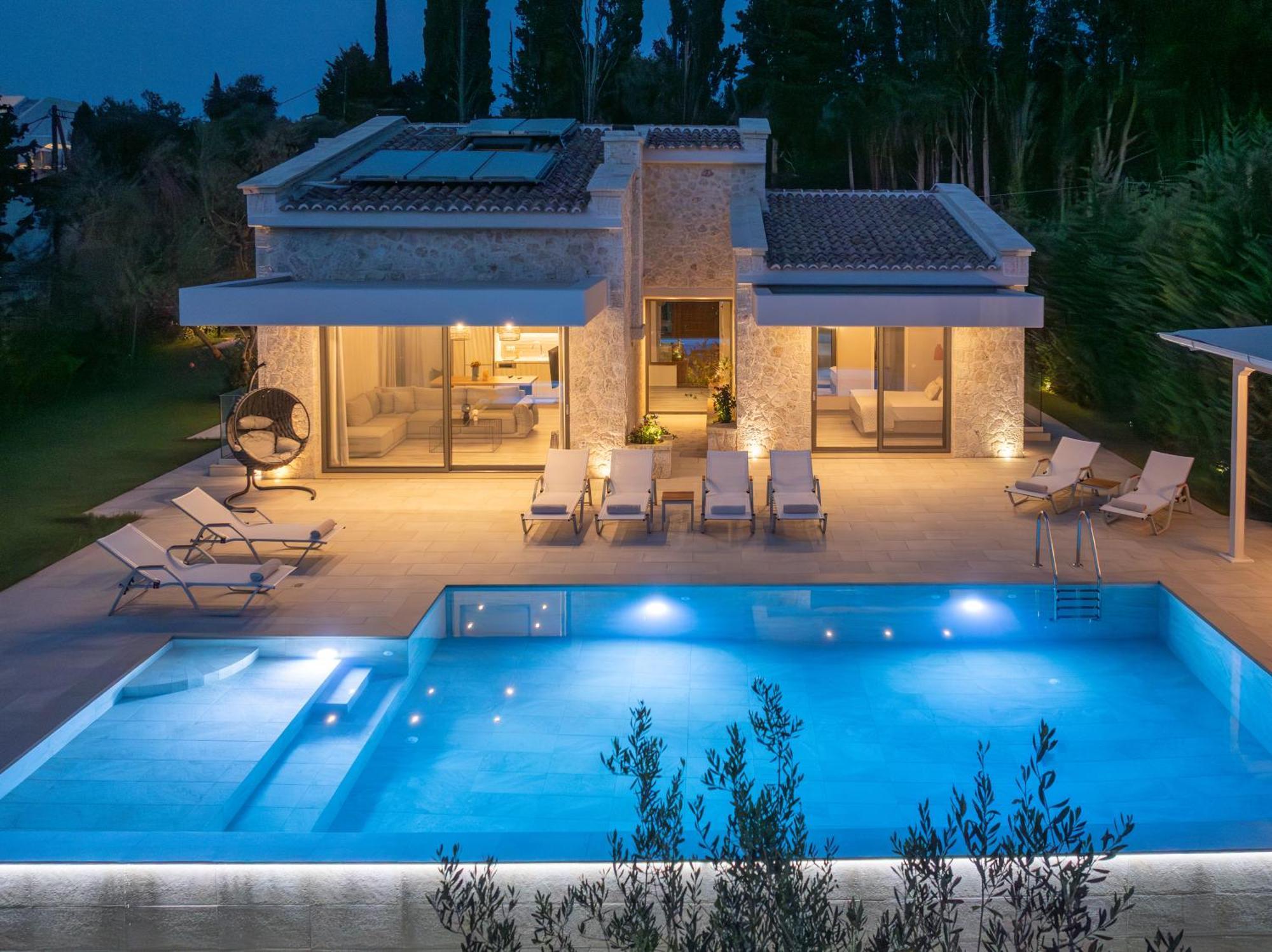 My Mediterranean Corfu Luxury Villa With Private Swimming Pool Kontokali Exteriér fotografie