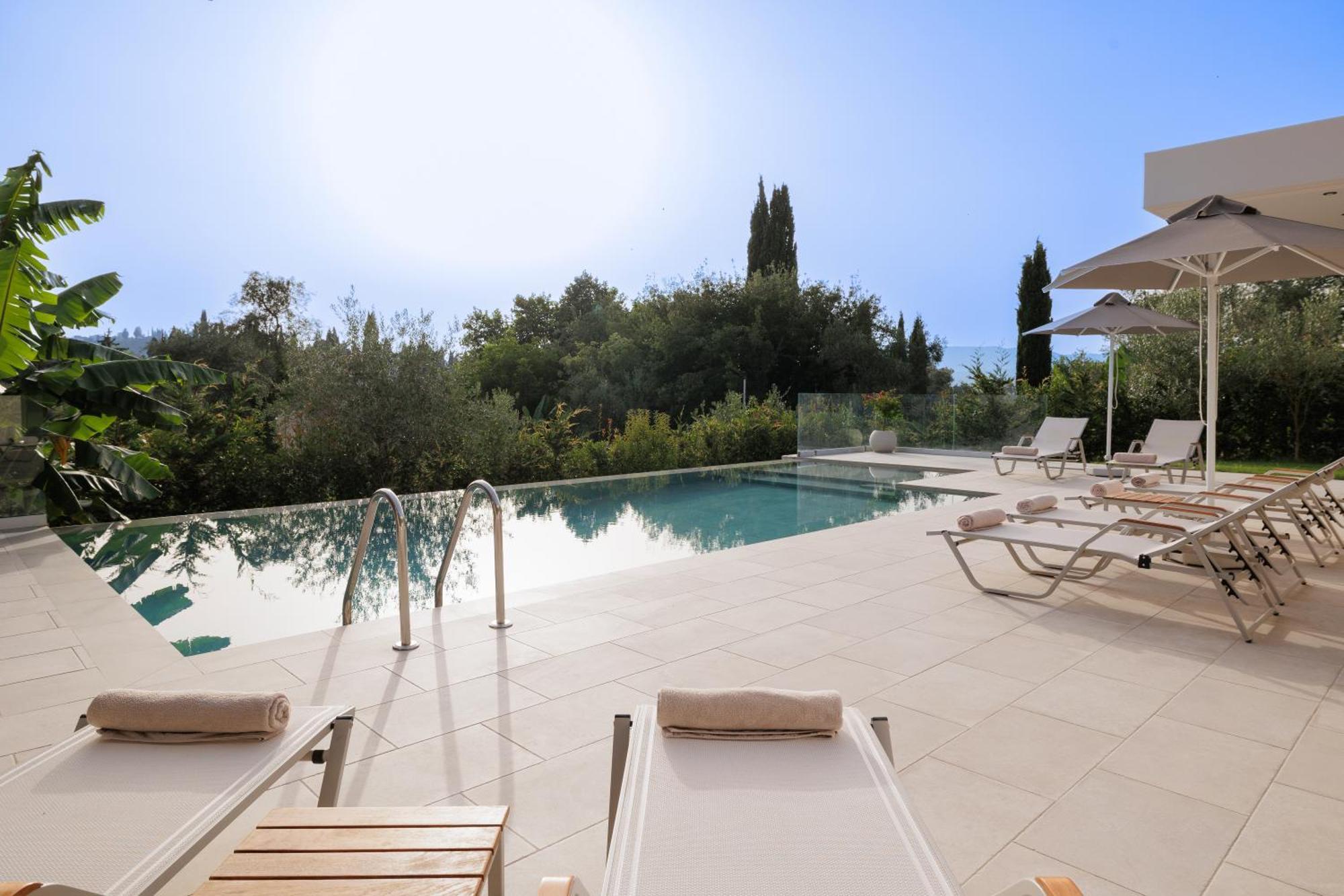 My Mediterranean Corfu Luxury Villa With Private Swimming Pool Kontokali Exteriér fotografie